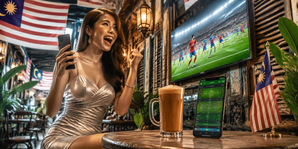 Pengguna membuat deposit melalui telefon pintar di Ipoh